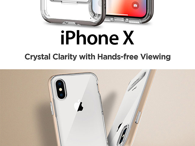 Spigen Crystal Hybrid Case for iPhone X