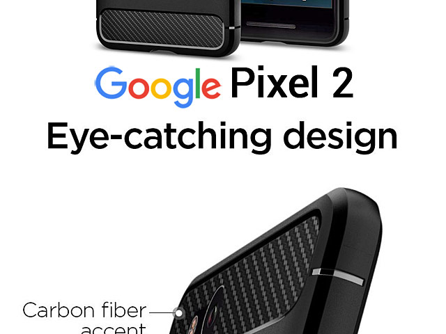 Spigen Rugged Armor Case for Google Pixel 2