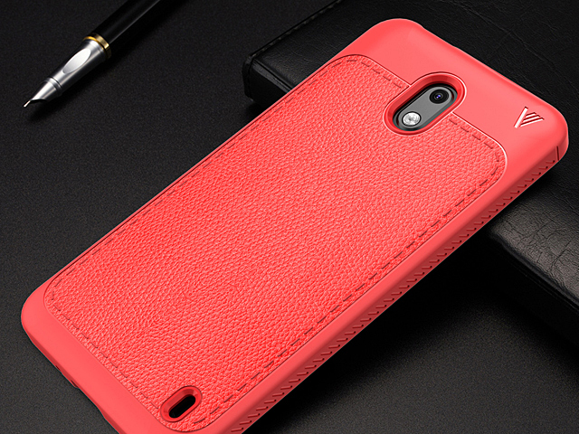 LENUO Gentry Series Leather Coated TPU Case for Nokia 2