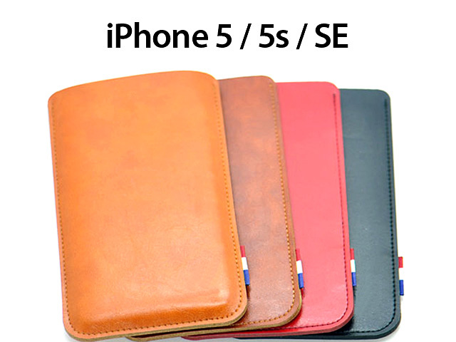 iPhone 5 / 5s / SE Leather Sleeve