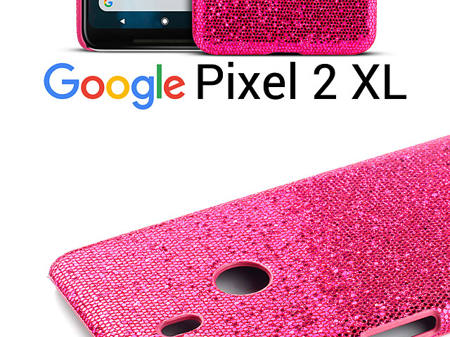 Google Pixel 2 XL Glitter Plastic Hard Case