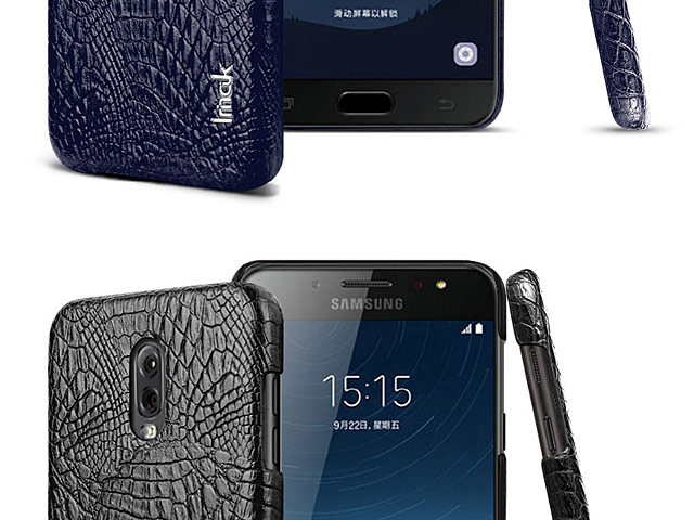 Imak Crocodile Leather Back Case for Samsung Galaxy C7 (2017)
