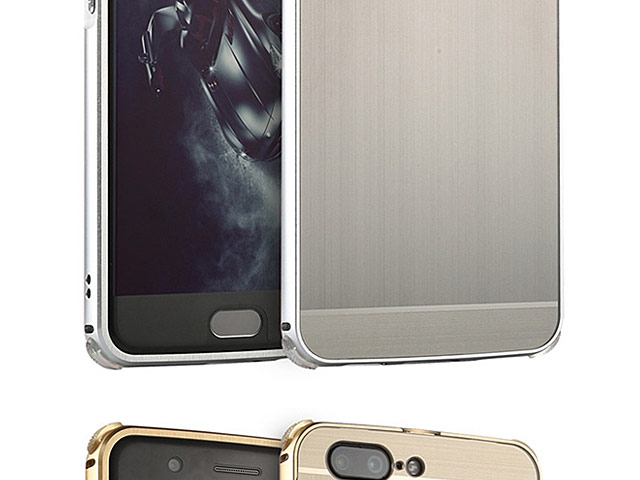 OnePlus 5T Metallic Bumper Back Case