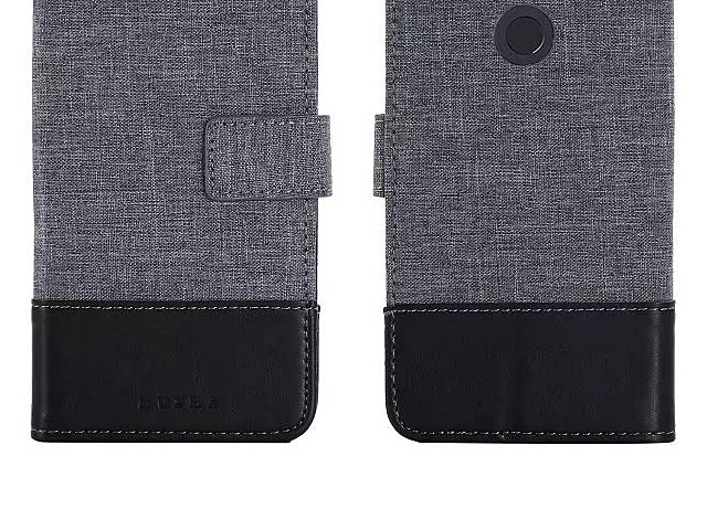 OnePlus 5T Canvas Leather Flip Card Case