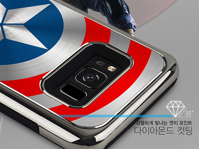 MARVEL Captain America Shield Case for Samsung Galaxy S8