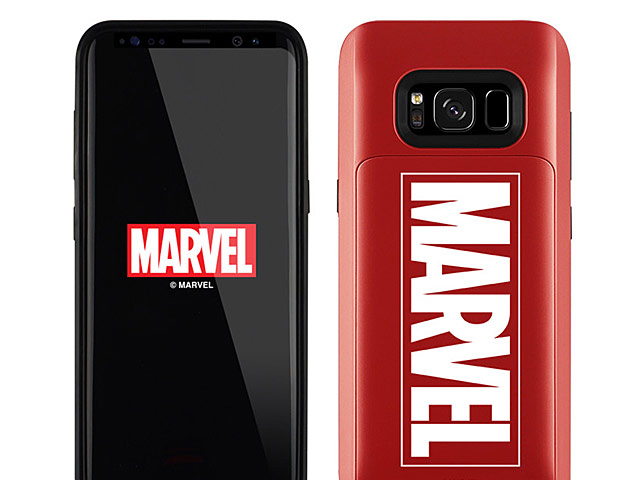 MARVEL Logo i-Slide Glow Case for Samsung Galaxy S8+