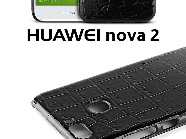 Huawei nova 2 Crocodile Leather Back Case