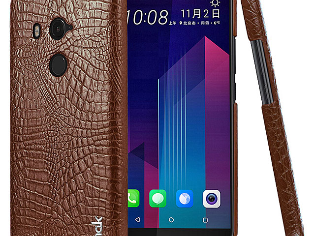 Imak Crocodile Leather Back Case for HTC U11+