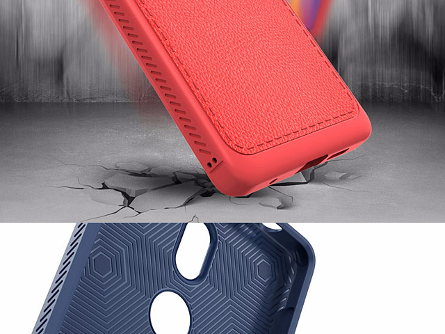 LENUO Gentry Series Leather Coated TPU Case for Nokia 7