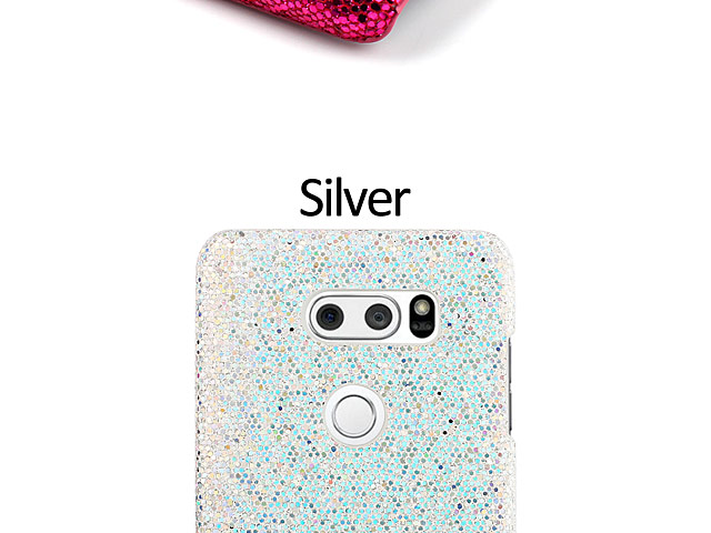 LG V30 Glitter Plastic Hard Case