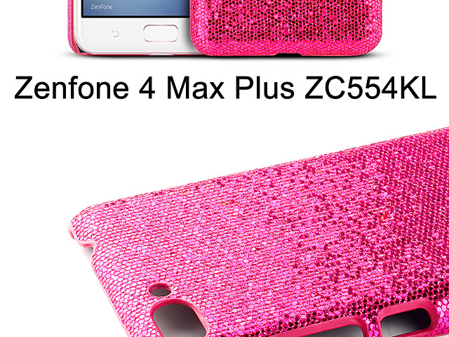 Asus Zenfone 4 Max Plus ZC554KL Glitter Plastic Hard Case