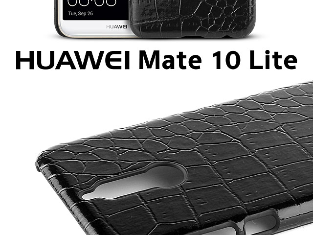 Huawei Mate 10 Lite Crocodile Leather Back Case