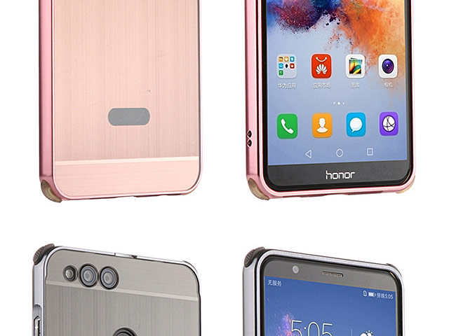 Huawei Honor 7X Metallic Bumper Back Case