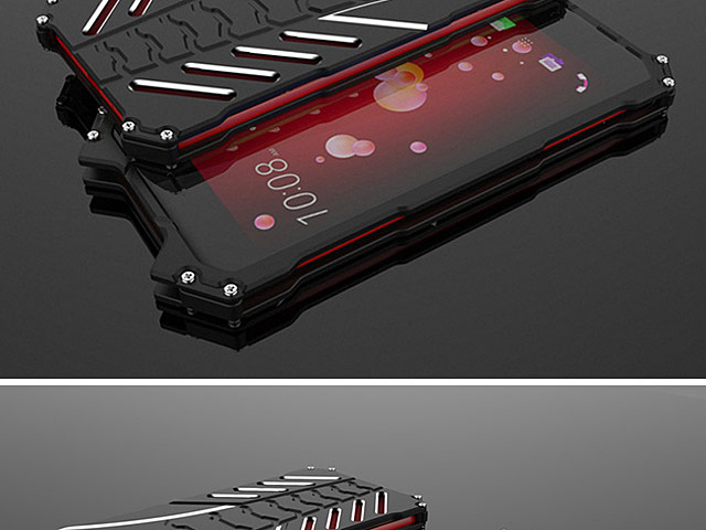 HTC U11 Bat Armor Metal Case