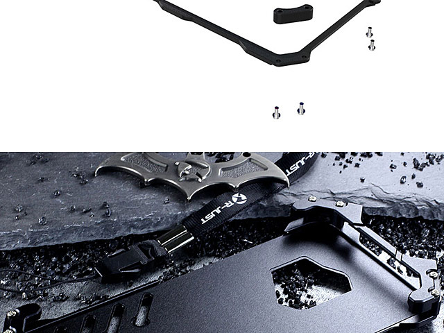 HTC U11+ Bat Armor Metal Case