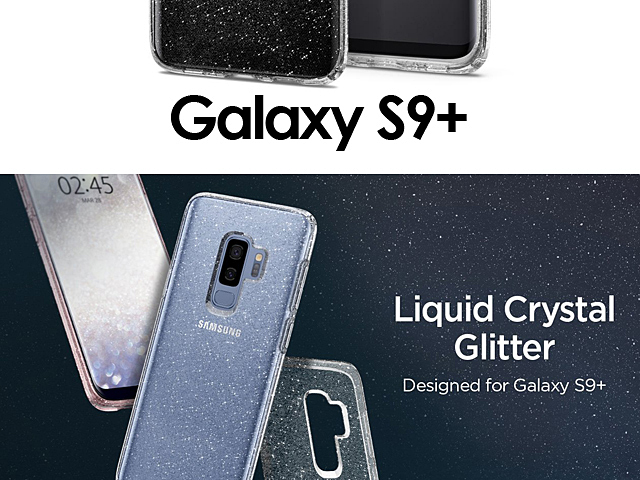 Spigen Liquid Crystal Glitter Soft Case for Samsung Galaxy S9+