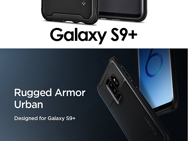Spigen Rugged Armor Urban Case for Samsung Galaxy S9+