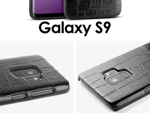 Samsung Galaxy S9 Crocodile Leather Back Case