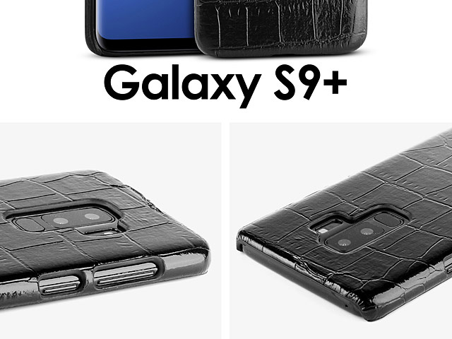 Samsung Galaxy S9+ Crocodile Leather Back Case