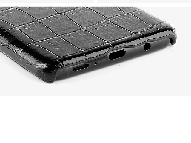 Samsung Galaxy S9+ Crocodile Leather Back Case