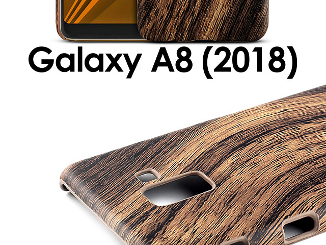 Samsung Galaxy A8 (2018) Woody Patterned Back Case