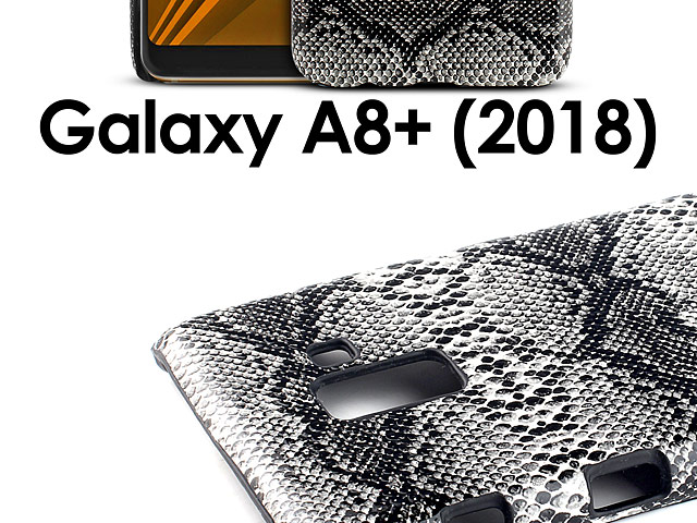 Samsung Galaxy A8+ (2018) Faux Snake Skin Back Case