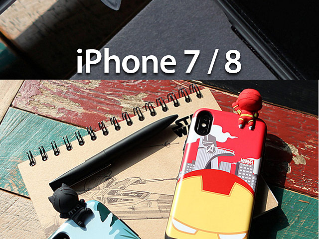 iPhone 7 / 8 3D Marvel Series i-Slide Case