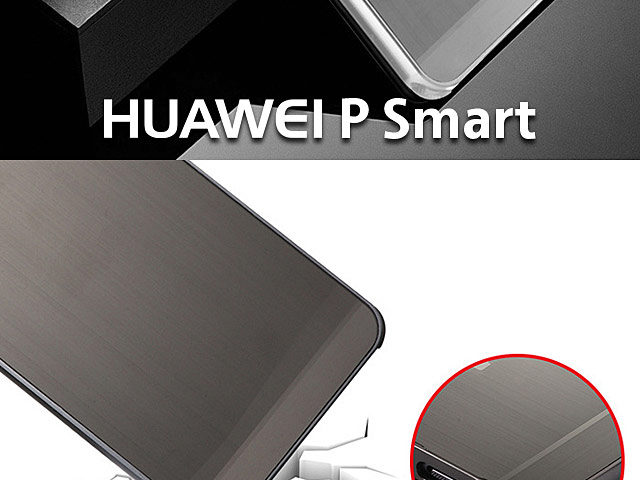 Huawei P Smart Metallic Bumper Back Case
