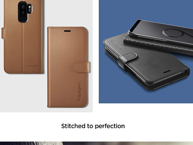 Spigen Wallet S Leather Case for Samsung Galaxy S9+