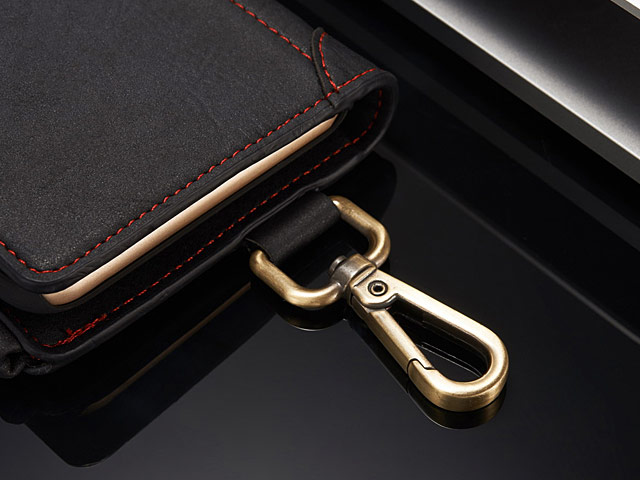 Samsung Galaxy Note8 Metal Buckle Zipper Wallet Folio Case