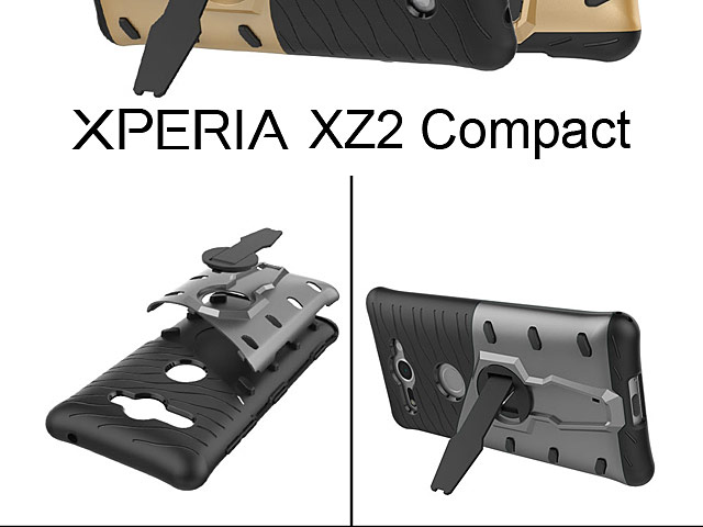 Sony Xperia XZ2 Compact Armor Case with Stand