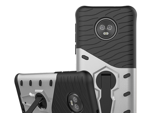 Motorola Moto G6 Plus Armor Case with Stand