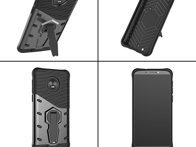 Motorola Moto G6 Armor Case with Stand