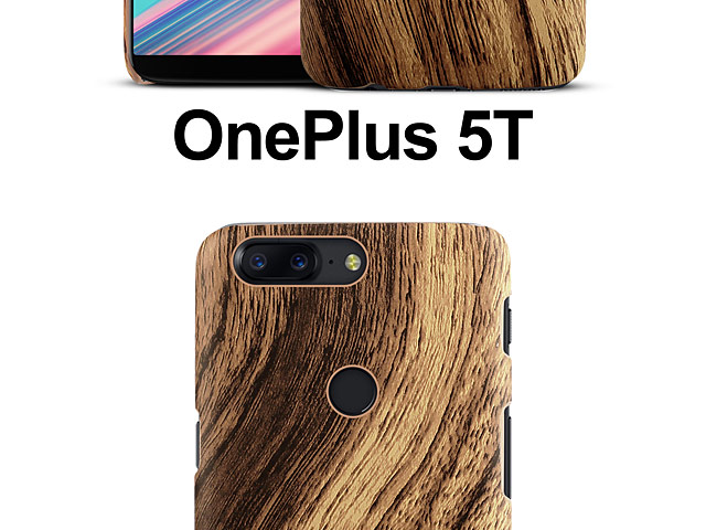 OnePlus 5T Woody Patterned Back Case
