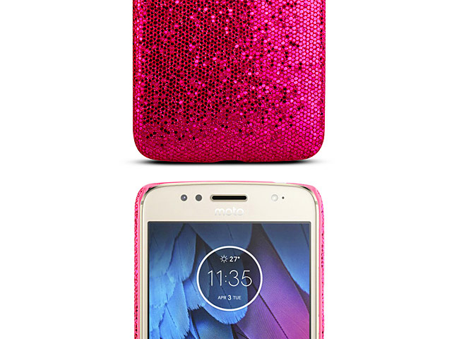 Motorola Moto G5S Plus Glitter Plastic Hard Case
