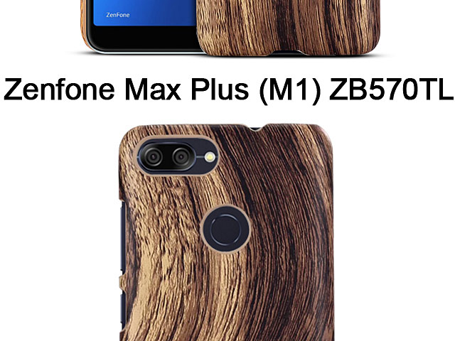 Asus Zenfone Max Plus (M1) ZB570TL Woody Patterned Back Case