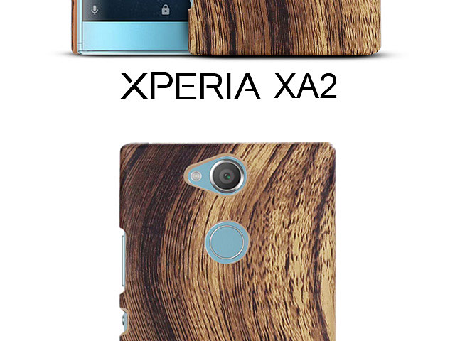 Sony Xperia XA2 Woody Patterned Back Case