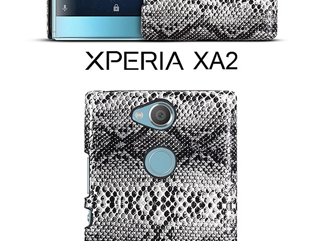 Sony Xperia XA2 Faux Snake Skin Back Case