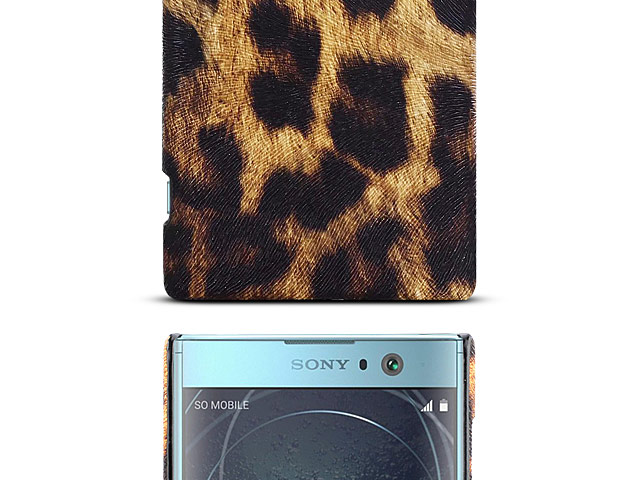 Sony Xperia XA2 Embossed Leopard Stripe Back Case