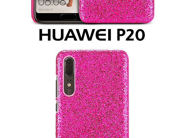 Huawei P20 Glitter Plastic Hard Case
