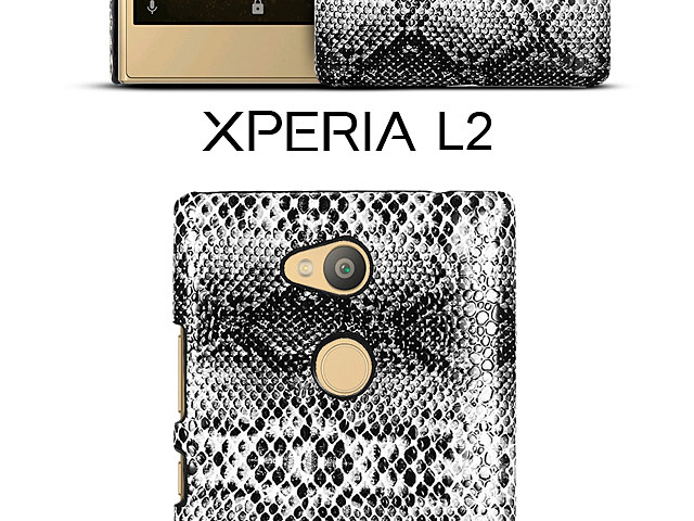 Sony Xperia L2 Faux Snake Skin Back Case