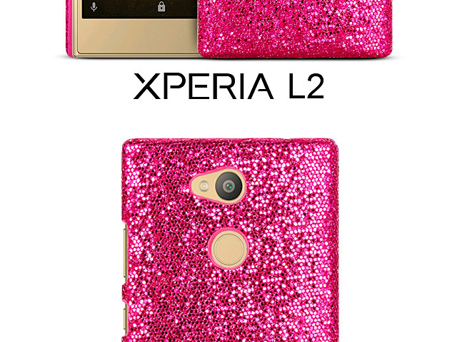 Sony Xperia L2 Glitter Plastic Hard Case