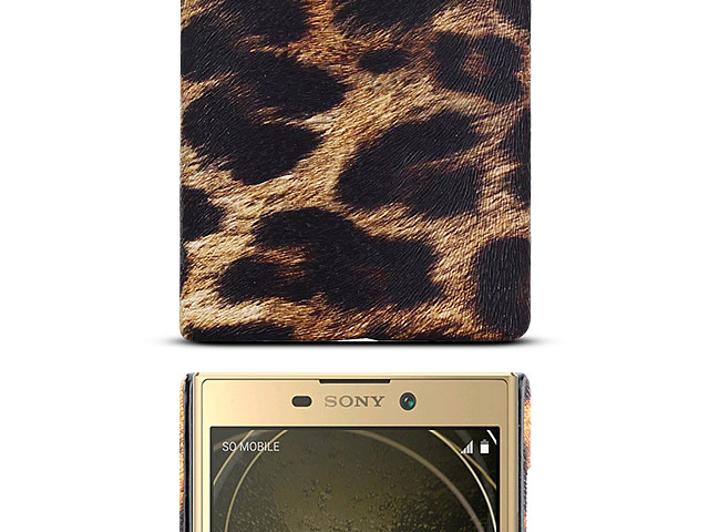 Sony Xperia L2 Embossed Leopard Stripe Back Case