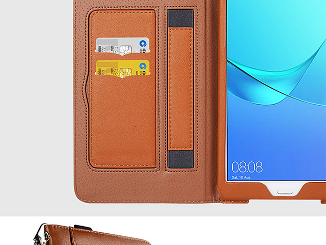 Huawei MediaPad M5 8.4 Leather Wallet Case