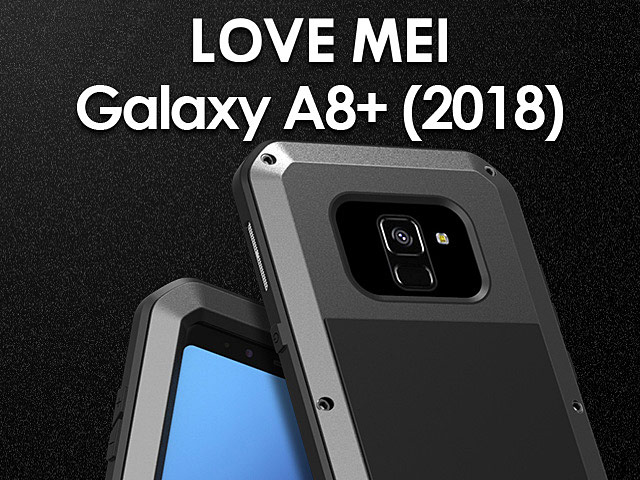 LOVE MEI Samsung Galaxy A8+ (2018) Powerful Bumper Case