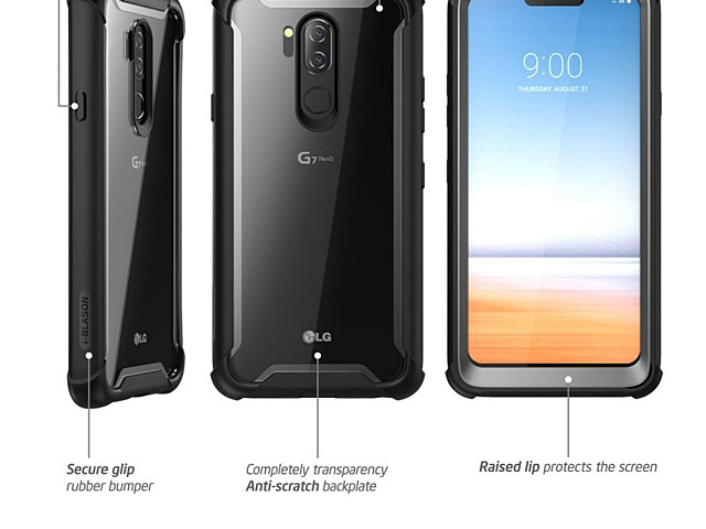 i-Blason Ares Clear Case with Screen Protector for LG G7 ThinQ