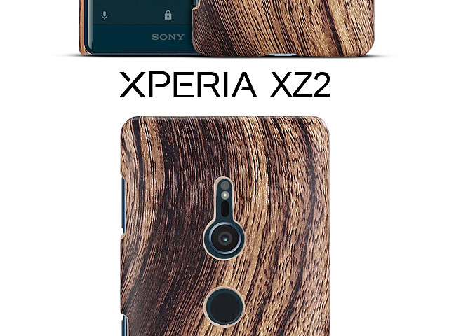 Sony Xperia XZ2 Woody Patterned Back Case