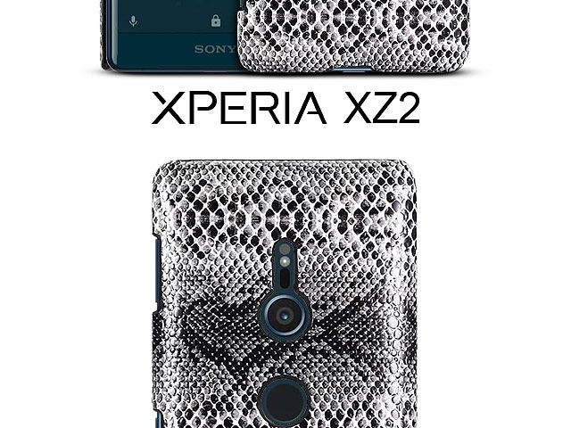 Sony Xperia XZ2 Faux Snake Skin Back Case