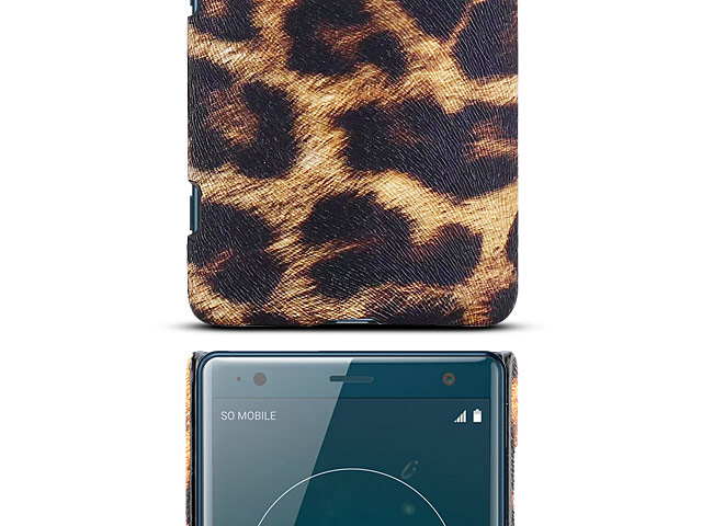 Sony Xperia XZ2 Embossed Leopard Stripe Back Case