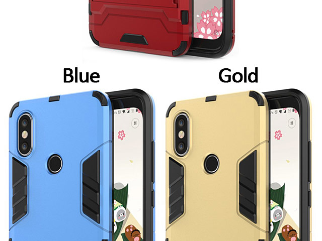 Xiaomi Mi 8 Iron Armor Plastic Case